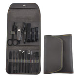 16pcs Nail Clippers Sets High Precision Stainless Steel Nail Cutter Pedicure Kit Nail File Nail Scissors and Clipper SDF