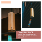 1 Set Hand-cranked Wind Chimes Meditation Chord Wind Chimes with Accessories