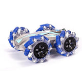 1:16 2.4G RC Car LED Light Spraying Water Twisting Deformed Cars 360° Flip Double-sided Rotating Off-Road Stunt Car Toy Boy Gift