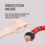 Smart Sensing Interactive Cat Toys Automatic Eletronic Snake Cat Teasering Play USB Rechargeable Kitten Toys for Cats Dogs Pet