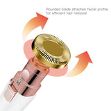 2 in1 Electric Eyebrow Trimmer USB Rechargeable Eye Brows Epilator Face Hair Remover Painless Body Shaver Women Mini Makeup Tool