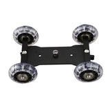 Mobile Rolling Sliding Dolly Stabilizer Skater Slider 11 Inch Articulating Magic Arm Camera Rail Stand Photography Car