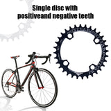 Chainring Chain Wheel Crankset 94+96BCD Round Shape Bicycle Crank Single Plate for Outdoor Cycle Biking Entertainment