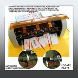 A4 Semi-automatic Business Card Cutting machine SSB-001 Self-sharpening Knife Anti-bevel 90*54mm Business Card Cutting machine