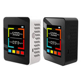 Rechargeable CO2 Meter Digital Air Quality Monitor Carbon Dioxide TVOC Detector E5BE