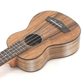 21 Inch 15 Frets Soprano Ukulele Walnut Rosewood Material 4 Strings Hawaiian Small Guitar Concert Music Instruments Gift