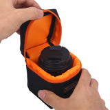 7mm Thick Padded Camera Lens Bag Shockproof Durable Soft Camera Lens Protective Pouch Bag Case for DSLR Camera Lens