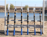 Telescopic Rock Fishing Rod Spinning Fly Carp Feeder Carbon Fiber Pesca 3.6M 3.0 M 2.7M 2.4M 2.1M 1.8M Mini Travel Tackle