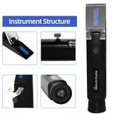Portable Alcohol Detector Refractometer 0-80% V/V Liquor Alcohol Content Meter Tester ATC Alcoholometer meter wine 4 Color40%off