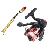 Fishing Rod Mini Ice Fishing Rod and Fishing Reel with 50M Line Set Telescopic Spinning Rod Casting Carp Fishing Pole
