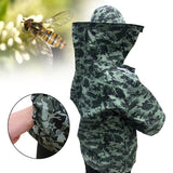 Beekeeping Clothing Professional Veil Camouflage Unisex Home Supplies Protective Suit Apiculture Anti Bee Summer Farm With Hood