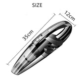 3200PA Handheld Vacuum Cordless Powerful Cyclone Suction Portable Rechargeable Vacuum Cleaner Easy Using Quick Charge Wet Dry