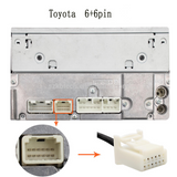Car MP3 USB AUX Adapter 3.5mm AUX interface CD Changer for Toyota Avensis RAV4 Auris Corolla Toyota 6+6