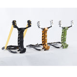 2022 Great Power Slingshot Catapult Hunting Slingshot Outdoor Full Metal Wristband Can Shoot Fish High Slingshot Outdoor Hunting