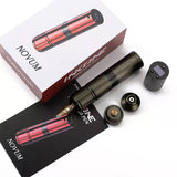 1800mAh Power Supply 12500RPM Coreless Motor RCA Converter Rotary Tattoo Pen Wireless Tattoo Machine With 2PCS Tattoo Battery