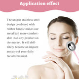 2PCS Ice Globes for Face Stainless Steel Cooling Cryo Sticks Facial Globes Ice Ball Skin Care Tool for Anti Aging Face Massage