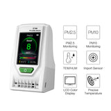 DT-968 Indoor PM2.5 Air Quality Detector Real Time Monitoring PM2.5/PM10 with  Temperature and Humidity