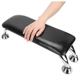 Black Manicure Table Hand Rests Nail Art Hand Pillow Salon Arm Hand Rest Cushion with Stainless Steel Support