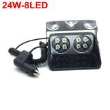 LED Car windshield Emergency Strobe Flasher Light Police flashing Warning Lights Fog Lamp safety signal lighting DC12V