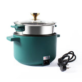 220V Multifunction Electric Soup Stew Noodle Cooking Pot Rice Cooker Egg Omelette Frying Pan Timer Mini Hotpot Food Steamer