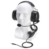 U94 PTT Headphones 3.5Mm Plug Silicone Earmuffs Outdoor Hunting Sports Noise Cancelling Intercom Aviation Headphones