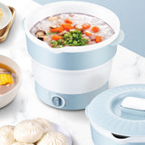 Folding Small Hot Pot Household Mini Rotary Electric Boiling Pot Multifunctional Small New Electric Hot Pot