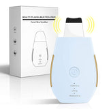 Ultrasonic Facial Skin Scrubber Skin Spatula Blackhead Remover Facial Scrubber Shovel Clean Cavitation Peeling Facial Lifting