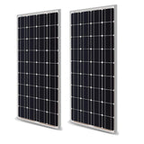 Solar Panel 100w 200w Solid 18V Rigid Glass Solar Panel 120W Maximum Power Monocrystalline Cell 12V 24V Battery Charger