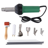 1600W Hot Air Welding Machine Kit Plastics Heat-Welders Tools Set with Welding Speed Nozzle &amp; Roller Rod