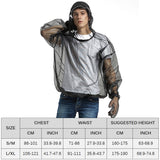 TOMSHOO Outdoor Hooded Bug Jacket Anti-mosquito Mesh Insect Shield Jacket Clothing with Gloves for Camping Hiking Fishing