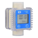 K24 2.3-3.3V Turbines Digital Diesel Oil Flow Meters Oil Meters Chemicals Water Flow Meters 10-120L/MIN