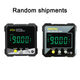 Electronic Protractor Digital Inclinometer 0-360 Aluminum Alloy Digital Bevel Box Angle Gauge Meter Magnets Base Measuring Tool