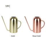 1.5L Patio Watering Can Outdoor Garden Durable For Indoor Plants Stainless Steel Home Brushed Lawn Balcony Office Backyard