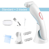 AIKIN Electric Lady Shaver With Charging Base Full Body Washable Women Razor Bikini Underarm Wet &amp; Dry Rechargeable Hair Trimmer