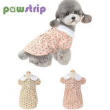 Summer Pet Dog Dress Cute Printing Pet Dresses for Dogs Cats Kitten Skirt Chihuahua Teddy Small Dog Clothes Ropa Para Pereo