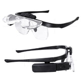 4.5 Power glasses repair magnifying glass six power reading and newspaper repair two LED light sources adjustable