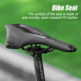 Shock Proof Cushion Easy Install Bicycle Saddle Waterproof Bike Seat Ergonomic Universal Men Women Cycling Wear Resistant