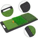 New Golf Hitting Mat Golf Practice Mat Heavy Duty Rubber Base With Handle Golf Mat Perfect For Indoor And Outdoor