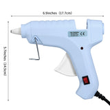 40W Hot Melt Glue Gun 10pcs Glue Sticks High Temperature Anti-drip Melting Quick Home Repair Arts Crafts DIY Sealing
