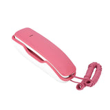 Mini Telephone Home Landline Phone Wall Mounted Telephone Desktop Corded Fixed Phone House Telephones for Home Hotel Office Use