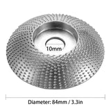 5/8inch Wood Angle Grinding Wheel Sanding Carving Rotary Abrasive Disc For Angle Grinder Tungsten Carbide Coating Bore Shaping