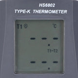 Brand New Generation Digital Thermometer Meter Dual‑Channel LCD Display Temperature Measuring Equipment HS6802