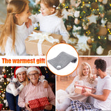59*30cm Microplush Electric Therapy Heating Pad 10 Level Winter Warmer Electric Blanket for Abdomen Waist Back Pain Relief