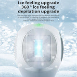 IPL Laser Hair Removal Ice Cooling Painless Laser Hair Epilator 6J Energy Permanent 990000 Flashed Whole Body Hair Remover