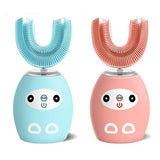 U-Shaped Electric Toothbrush Recharge Automatic Ultrasonic Toothbrush Kids Cartoon Pattern Toothbrush