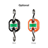 Digital Hanging Scale 150kg/ 330lb Crane Scale LCD Backlight Steel Hook Scales for Farm Fishing Hunting Food Market Outdoor Work