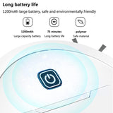 Robot Vacuum Cleaner,USB Charging Robot Vacuum,1200Pa Strong Suction Robotic Vacuum Cleaner,Up to 80Mins Runtime