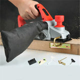 220V 1800W Electric Planer Portable Desktop Woodworking Planing Machine Sander Power Tool W/ Dust bag With Flip shelf