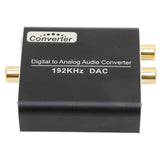 Digital to Analog Audio Converter Digital Optical Coax to Analog RCA Audio Adapter for TV for Box for PS3 for PS4