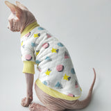 Hairless Cat Clothes Warm Cotton Cat  Sphinx Devon Cat Clothes Soft Skin-friendly Cat Coats Cat Accessories Cat Supplies